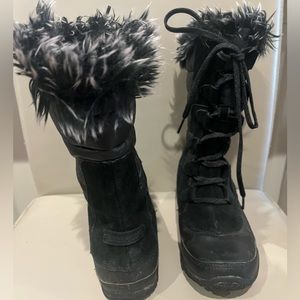 North Face waterproof black boots